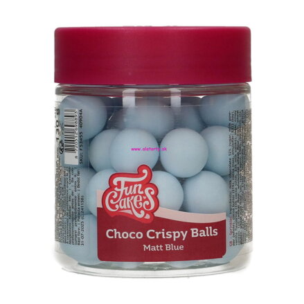 FunCakes Choco chrumkavé guličky – Matt Blue 130g