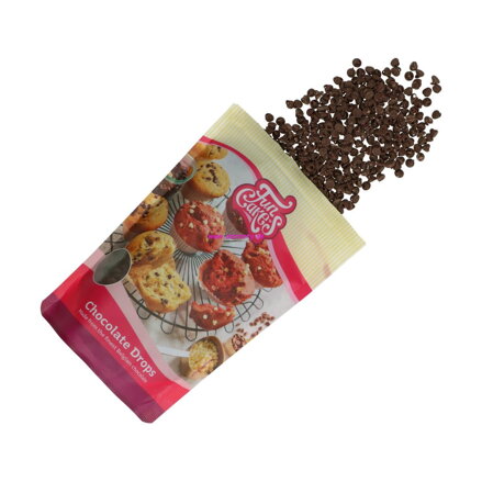 FunCakes horké  čokoládové kvapky  350g