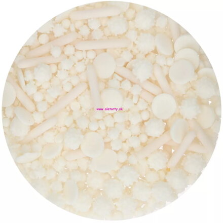 FunCakes Cukrový Posyp Biely Mix Sprinkle Medley 