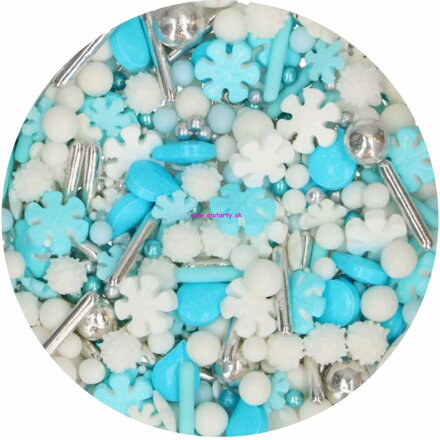 FunCakes Cukrový Posyp – Frosty Winters 70 g