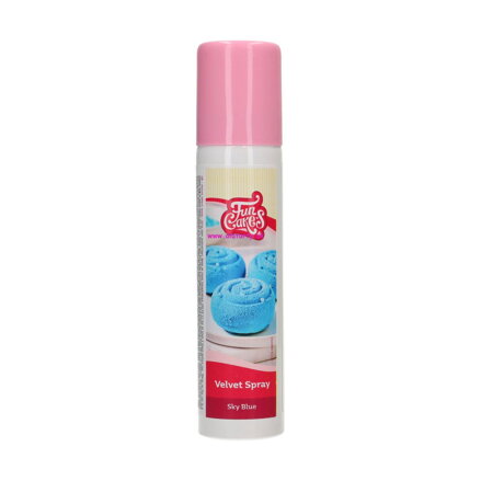 FunCakes Velvet Sprej Sky Blue 100 ml - bledo modrý