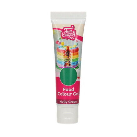 FunCakes gélová farba  - TMAVO ZELENA -  30 g (holly green)