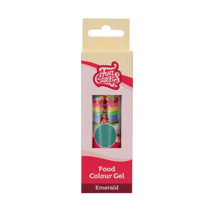 FunCakes gelová farba Emerald 30g