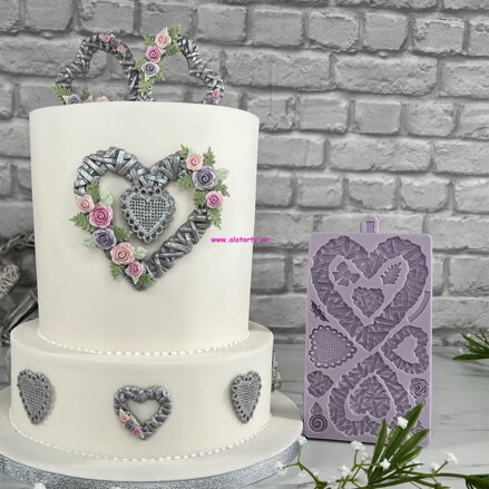 Karen Davies Wicker hearts collection - kolekcia prútených sŕdc