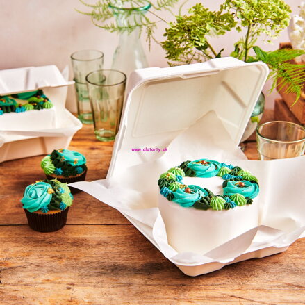 FunCakes Bento Cake Box Biela  20,8 x 22,1 cm   bal./10ks