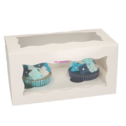 Krabička na 2 ks CUPCAKE - muffiny