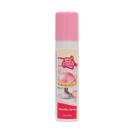 FunCakes Metallic Sprej Pink 100 ml - ružový