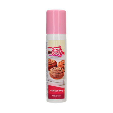 FunCakes Velvet sprej Milk Choco - 100ml -   mliečna čokoláda (bledo hnedý)