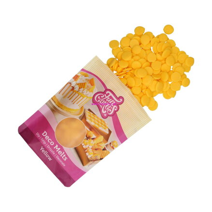 FunCakes Deco Melts  žltá 250g -  ( Yellow )