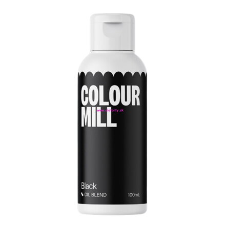 Colour Mill - olejová farba - Black 100 ml (čierna)