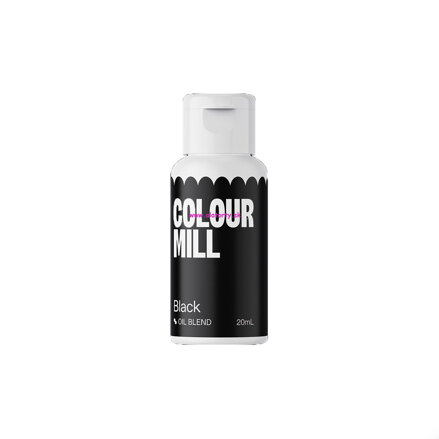 Colour Mill - olejová farba - Black 20 ml (čierna)