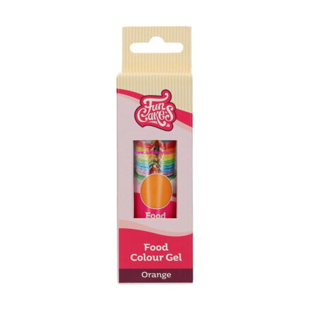 FunCakes gélová farba  oranžová -  30 g  (orange)