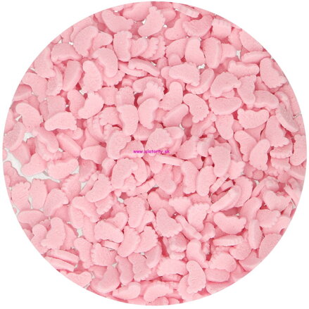 FunCakes sprinkles Baby Feet Pink 55 g