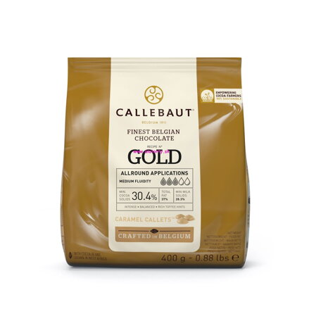 Callebaut čokoláda Gold-  400g
