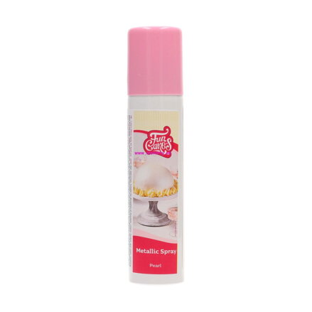 FunCakes Metallic Sprej Pearl 100ml -perleťový 