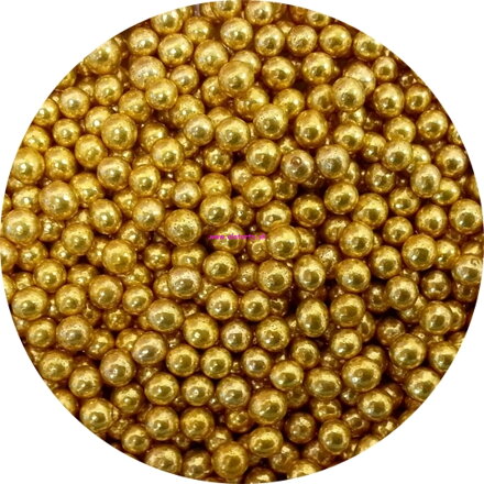 Cukrové guličky zlaté 8,5mm   AMO 43  - 50g