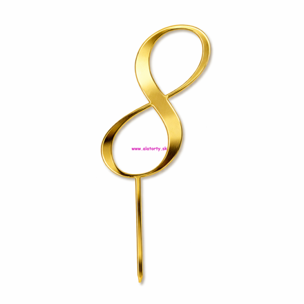 Zlatý zrkadlový zápich- č. 8