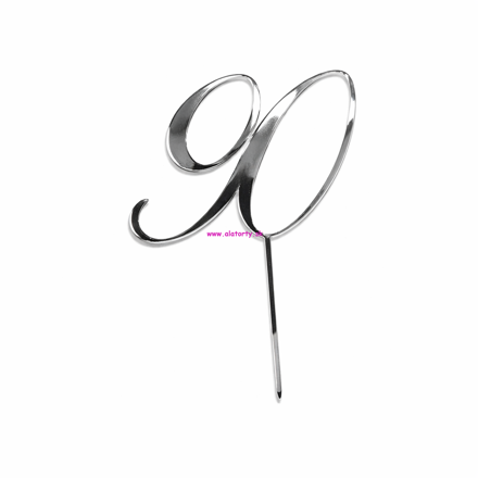 Strieborný zrkadlový zápich- č. 90