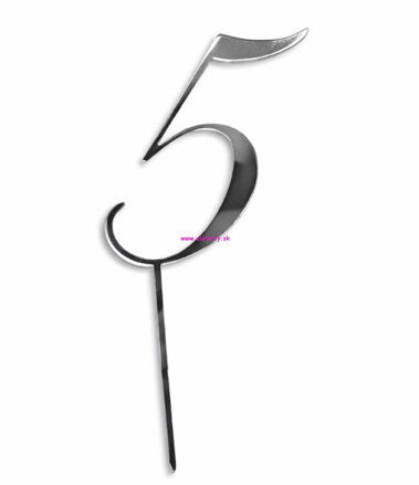 Strieborný zrkadlový zápich- č. 5