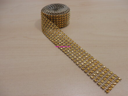 Diamantový pás - zlatý 3cm x 4,5m