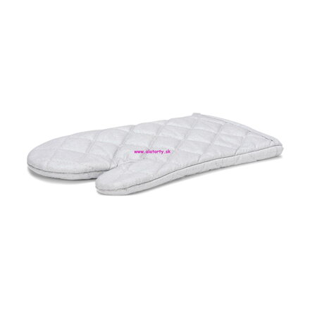 Pekárska rukavica PATISSE – metalizovaná, 30 cm