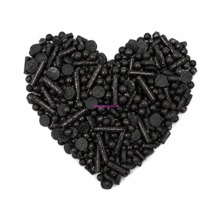 PME Cukrový posyp Mix Black 76 g (Čierny) 