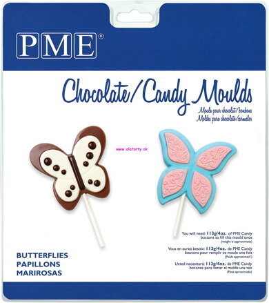 PME - plastová forma na čokoládu - motýle 