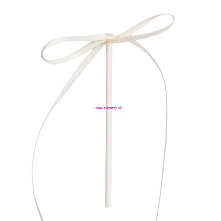 PME Ozdoba na tortu s mašľou- biela(8 kusov) PME Ozdoba na tortu s mašľou- biela(8 kusov)