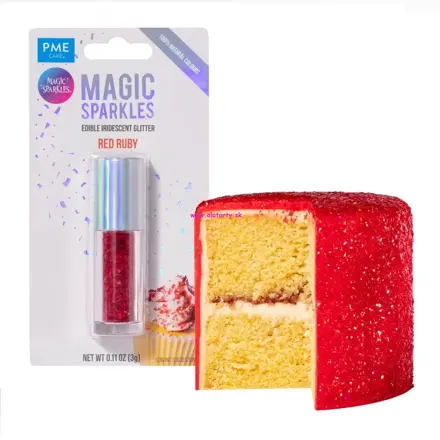 PME Magické Trblietky – Red Ruby 3 g