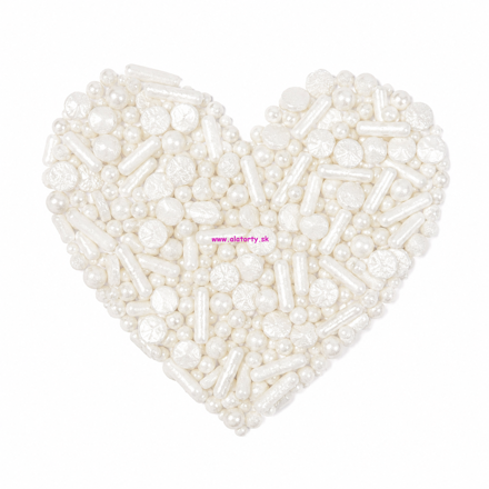 PME Cukrový posyp Mix White 76 g (Biely)