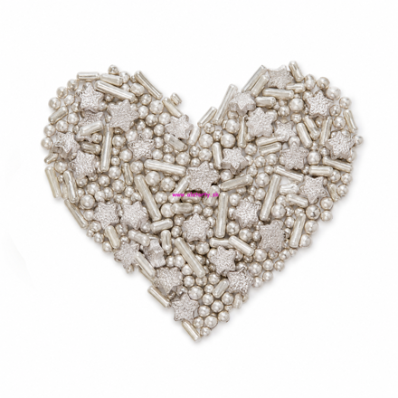 PME Cukrový posyp - Mix Silver 76 g ( Strieborný ) 