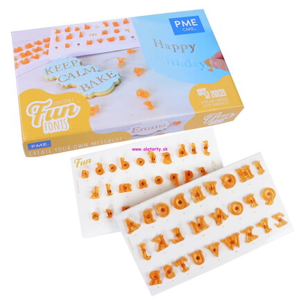 PME pečiatková abeceda FF55 