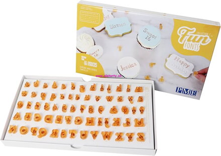 PME  Fun Fonts - pečiatková abeceda - FF57