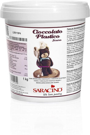 Saracino plastická  tmavá čokoláda  1kg