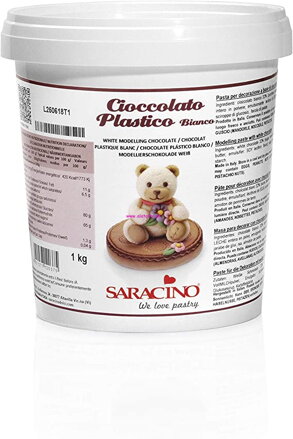 Saracino plastická biela  čokoláda  1kg