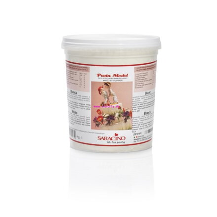 Modelovacia hmota Saracino biela 1 kg