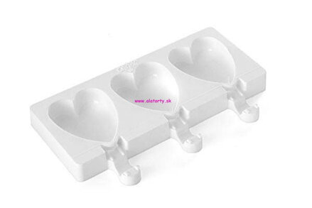 Silikomart forma na mini  srdiečkové nanuky