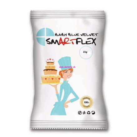 Smartflex Velvet Vanilka (Baby Blue) Bledo modrá (1 kg)