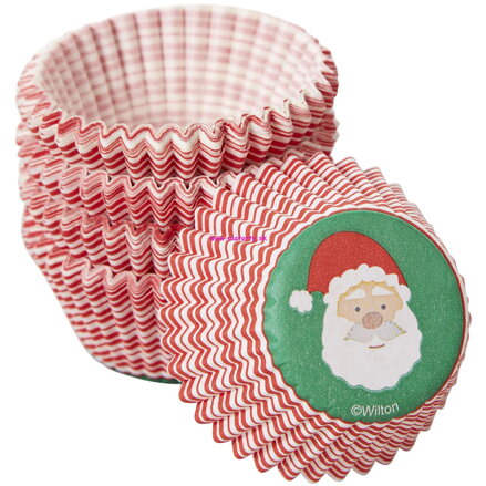 Wilton Mini košíčky Santa Claus - 100ks 