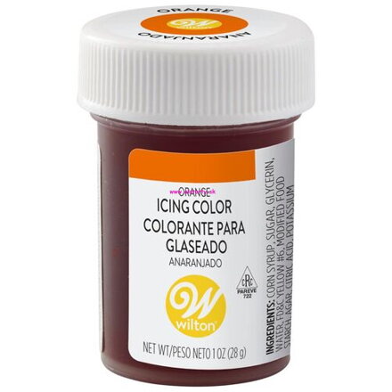 Wilton gelová farba orange - oranžová 28,3g