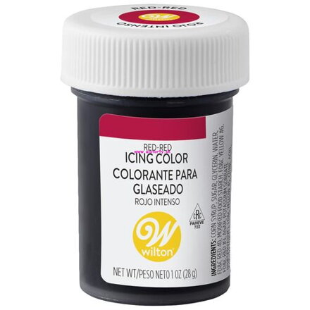 Wilton gelová farba  Red Red - červená 28,3 g