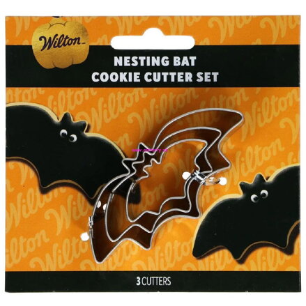 Wilton Halloween Vykrajovačky Netopier – Sada 3 ks