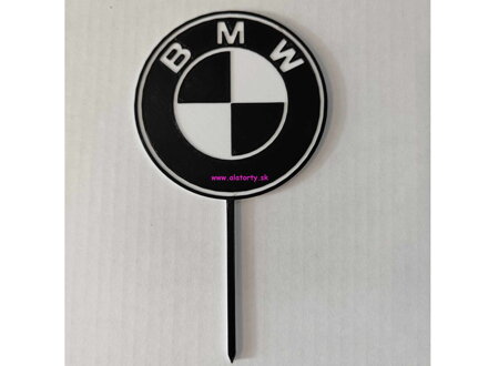 Zápich znak BMW - čierno biely