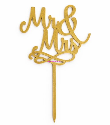 Zápich Mr&Mrs Zlatý 