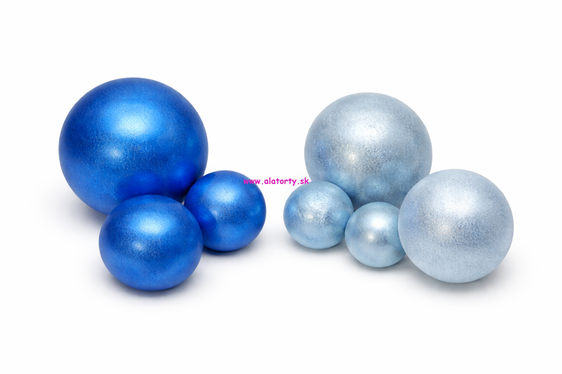Čokoládové gule XXL - Perleť Modré Mix 7ks