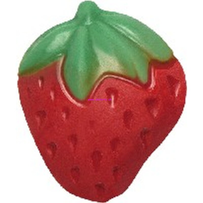Dekor čokoládová  Jahoda - Strawberry 10ks 
