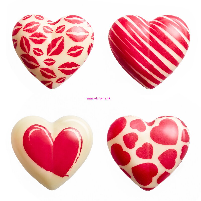 Čokoládová dekorácia Lovissimo (16ks)