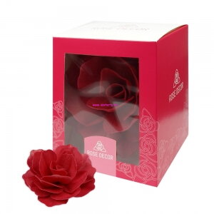 Ruža červená oblátkový kvet (WA550201)