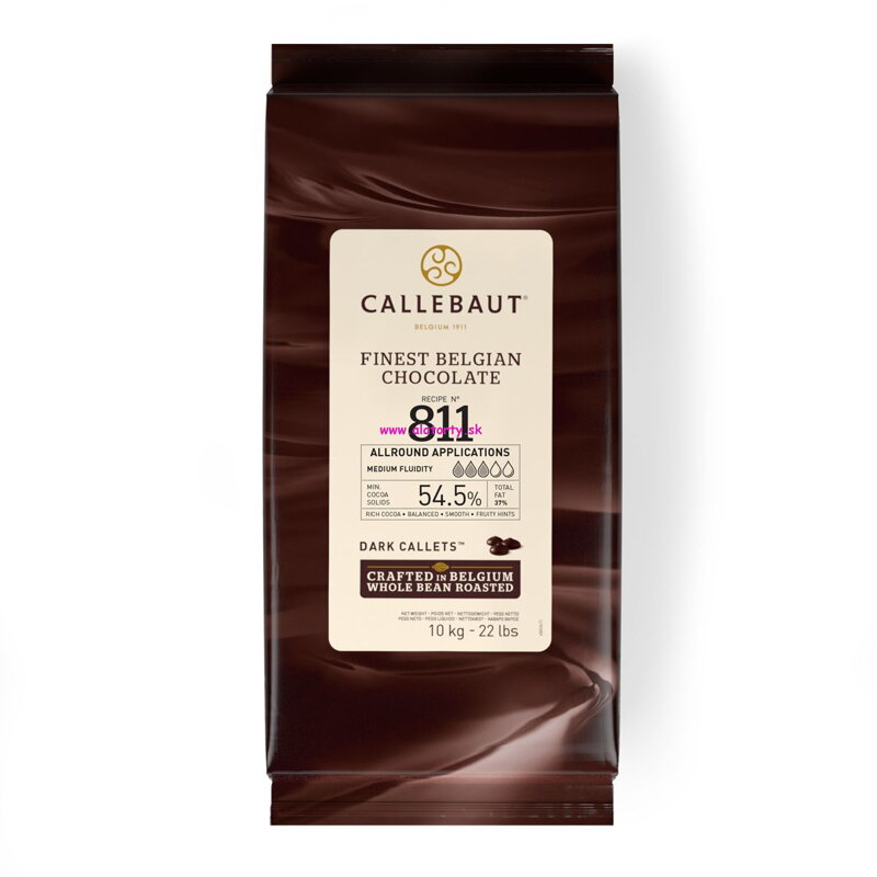 Callebaut horká čokoláda 54,5% 10 kg Callebaut horká čokoláda 54,5% 10 kg