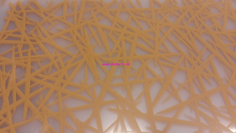 Čokotransfer  Mikado or - 40 x 25 cm 